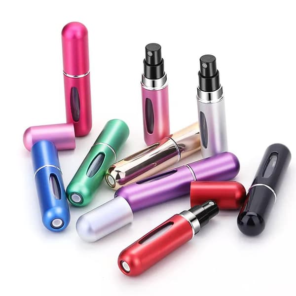 2-Kpl - Täytettävä Hajuvesipullo / Suihkepullo - 5 ml