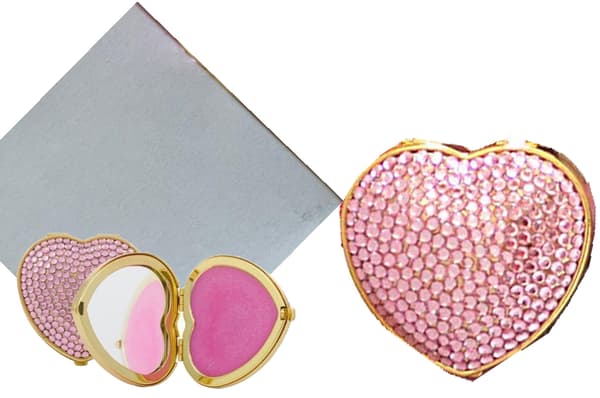 Katie Price Besotted Heart Compact Solid Perfume with mirror