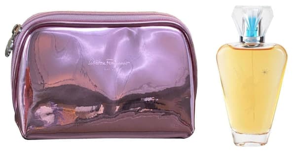 Paris Hilton Fairy Dust EDP100ml+Salvatore Ferragamo Original Pouch Pink
