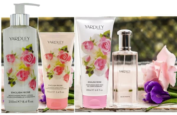 Yardley English Rose Gift Set EDT 50ml + Body Wash 200ml