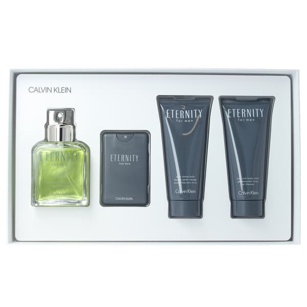 Calvin Klein Eternity Men Gift Set-EDT100ml+EDT20ml+ASHbalm100ml+SG100ml