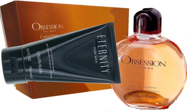 Calvin Klein Obsession Men EDT 125ml + Eternity Hair & body Wash 150ml