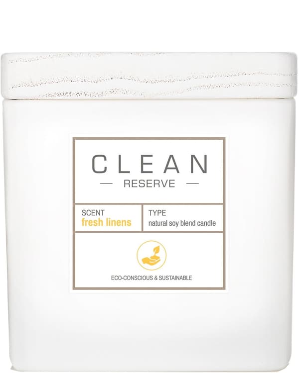 Clean Reserve Scented Candle Fresh Linens