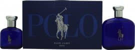 Ralph Lauren Polo Blå Gavesæt 125ml EDT + 40ml EDT