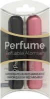 Pressit Genopfyldelig Parfume Atomizer Duo Pack Pink & Black Spray