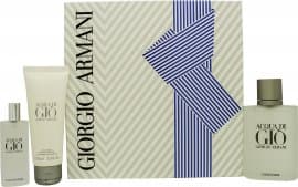 Giorgio Armani Acqua Di Gio gavesæt 100ml EDT + 75ml Shower Gel + 15ml EDT