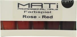 MATi Professional Nails Gift Set Red Rose 5 x 5ml Nail Polish