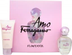 Salvatore Ferragamo Amo Ferragamo Flowerful Gift Set 50ml EDT Spray + 100ml Body Lotion