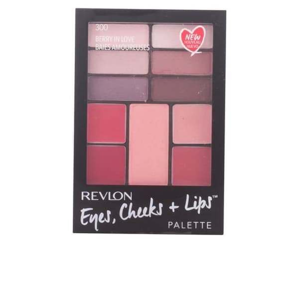 Dam Eau de Toilette Revlon PALETTE ögon, kinder + läppar #300-bär i kärlek