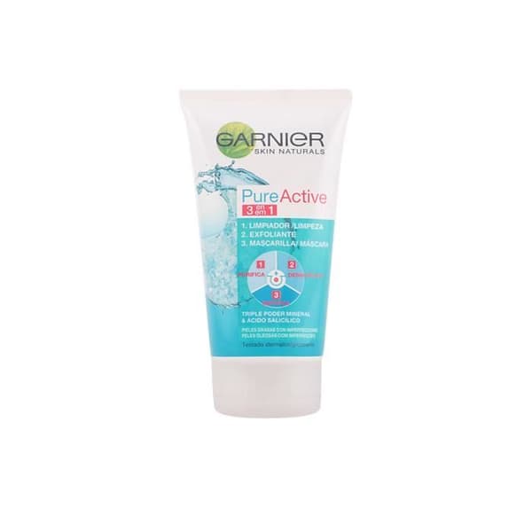 Eau de toilette Garnier PURE ACTIVE 3 i 1 gel limpiador piel grasa 150 ml kvinna