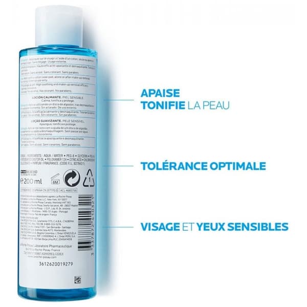 Eau de toilette La Roche Posay FYSIOLOGISK LÖDANDE LOTION 200 ml unisex