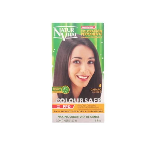 Eau de toilette Naturaleza Y Vida COLOURSAFE permanent nyans #4-castaño 150 ml unisex