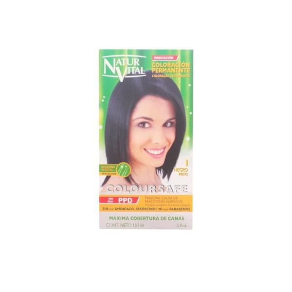 Naturaleza Y Vida COLOURSAFE eau de toilette permanent nyans #1-negro 150 ml unisex
