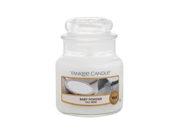 Yankee Candle Classic Small Jar Candles Scented Candle Baby Powder 104 g