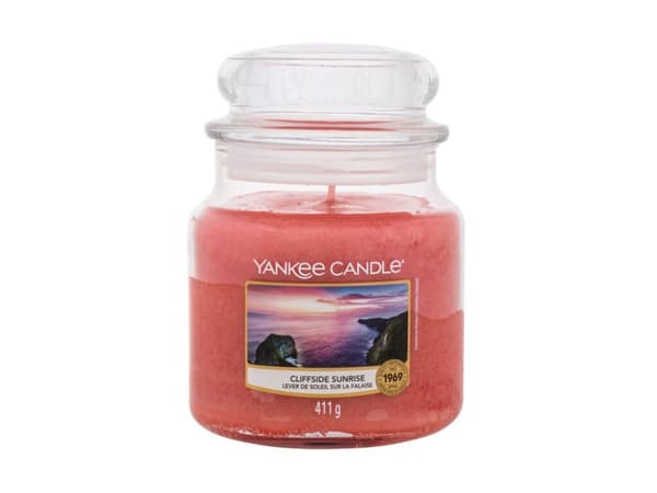 Yankee Candle Classic Medium Jar Candles Scented Candle Cliffside Sunrise 411 g