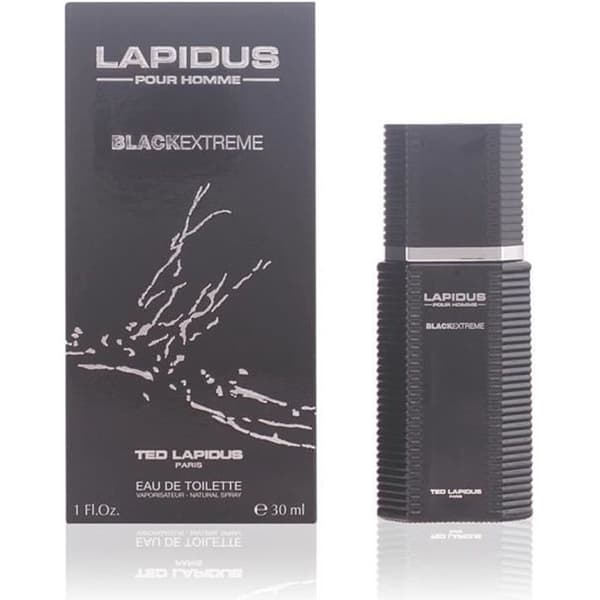 Eau de toilette för män - TED LAPIDUS - BLACK EXTREME - Tränoter, patchouli, vetiver och läder