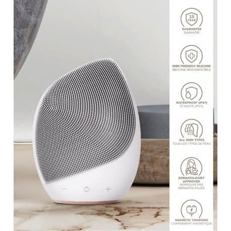 GESKE SONIC THERMO 5 I 1 CEPILLO LIMPIADOR Y MASAJEADOR ANSIKTSBEHANDLING ROSE GULD