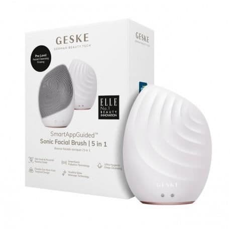 GESKE SONIC THERMO 5 I 1 CEPILLO LIMPIADOR Y MASAJEADOR ANSIKTSBEHANDLING ROSE GULD