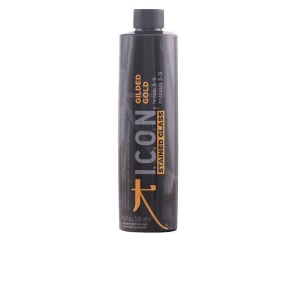 Eau de toilette I.c.o.n. MÄRKT GLAS FÖRgyllt GULD semipermanenta nivåer 5-9 300 ml unisex