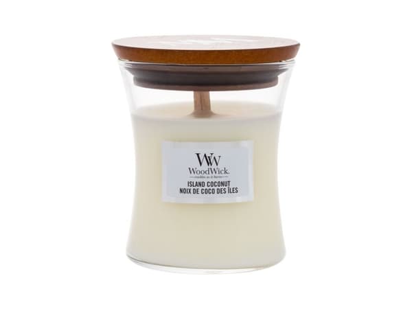 WoodWick Mini Hourglass Candles Scented Candle Island Coconut 85 g