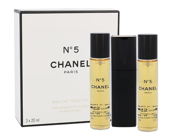 Chanel No 5 EDT Refillable 20 ml + EDT Refill 2 x 20 ml (woman)