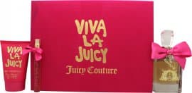 Juicy Couture Viva La Juicy gavesæt 100ml EDP + 125ml Body Souffle + 10ml EDP
