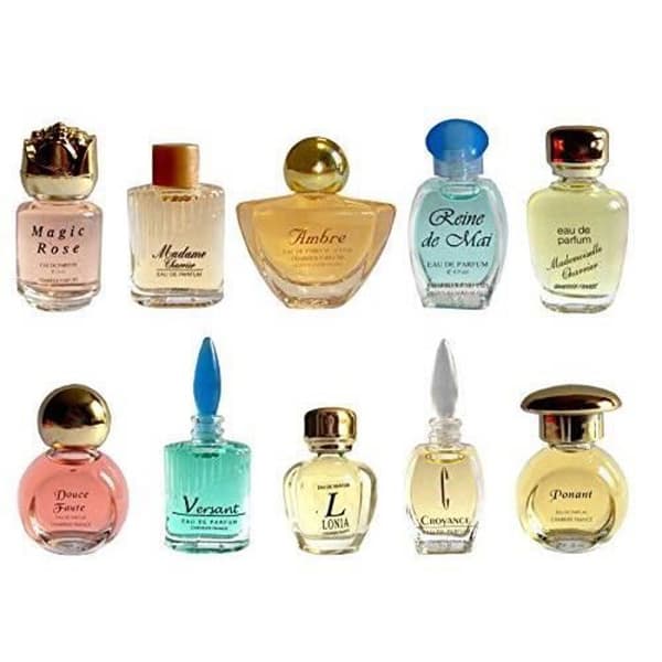Box med 10 Miniature Eau de Parfums - Charrier Parfums - Luxury Top Ten - Blommig - 53,3 ml