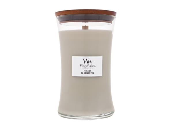 WoodWick Large Hourglass Candles Scented Candle Fireside 610 g
