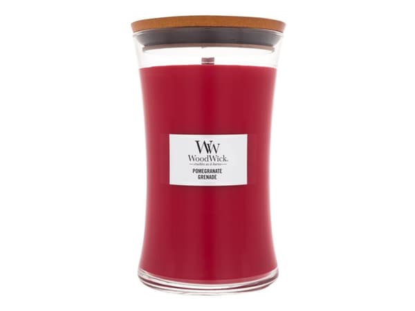 WoodWick Large Hourglass Candles Scented Candle Pomegranate 610 g