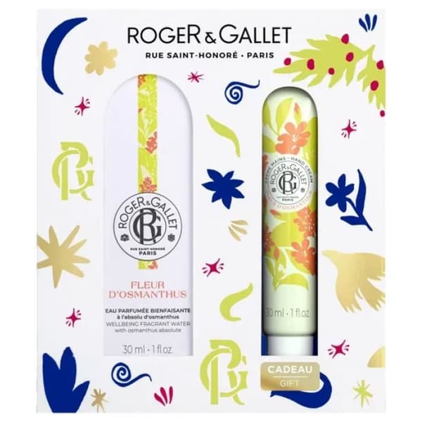 Roger &amp; Gallet Fleur d'Osmanthus parfymerat vatten presentset 30 ml + handkräm 30 ml gratis