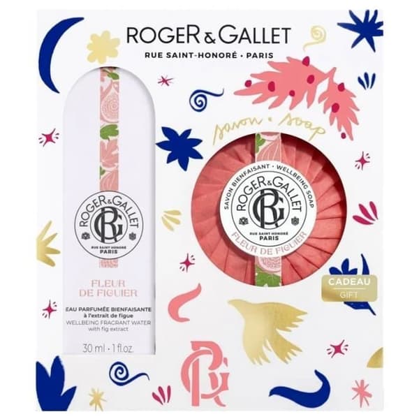 Roger & Gallet Fleur de Figuier presentset för parfymerat vatten 30 ml + 100 gr tvålfri