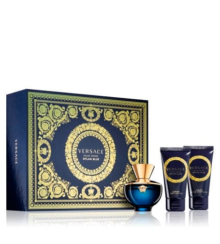 Versace Dylan Blue Pour Femme eau de parfum for women 50 ml + body lotion 50 ml + shower gel 50 ml gift set