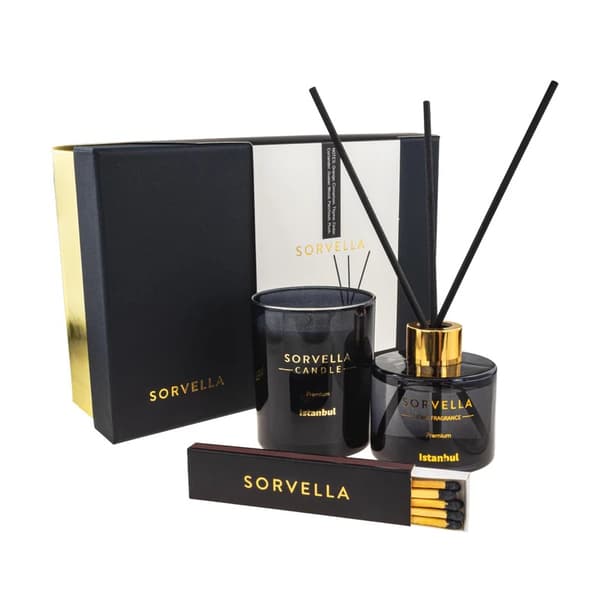Istanbul set aromdiffusor 120ml + doftljus 170g + tändstickor