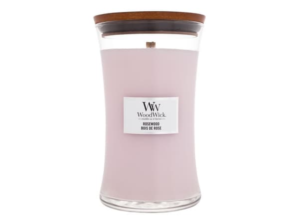 WoodWick Large Hourglass Candles Scented Candle Rosewood 610 g