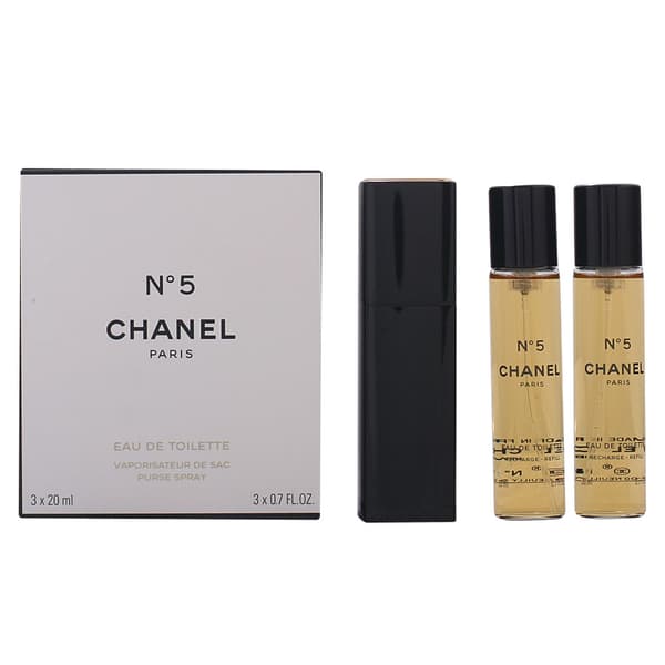 CHANEL Nº 5 eau de toilette purse spray 3 x 20 ml