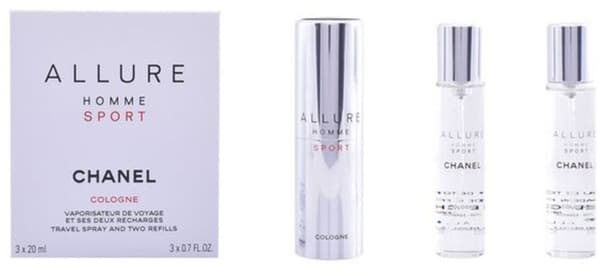 Men's Perfume Allure Homme Sport Cologne Chanel 3145891233001 EDC (3 pcs) Allure Homme Sport Cologne 20 ml