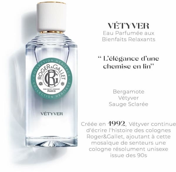Unisex Perfume Roger & Gallet Vétyver EDP 100 ml