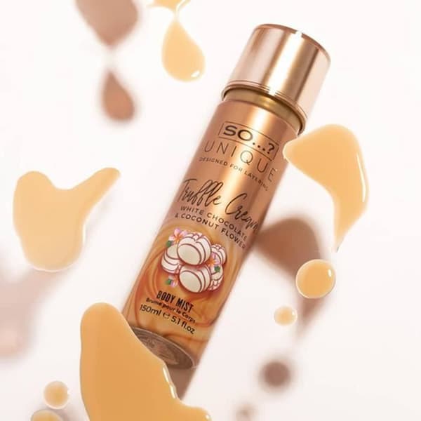 Brume för kroppen - SO...? Unik - Truffle Cream - 150ml - Vegansk - Doft gourmand