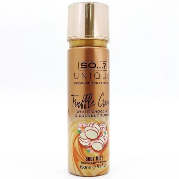 Brume för kroppen - SO...? Unik - Truffle Cream - 150ml - Vegansk - Doft gourmand