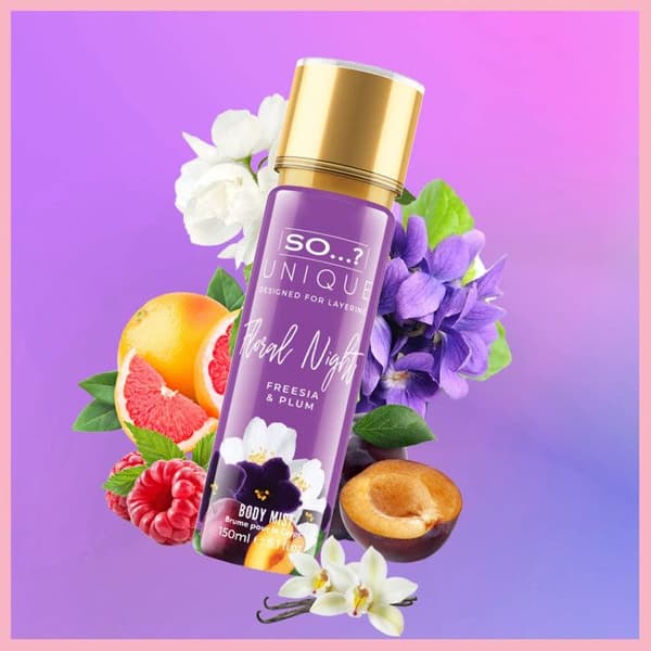Brume för kroppen - Så...? Unik - Floral Night - 150ml - Fräsch doft - Kvinna