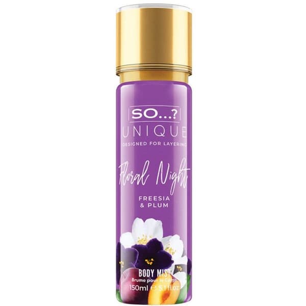 Brume för kroppen - Så...? Unik - Floral Night - 150ml - Fräsch doft - Kvinna