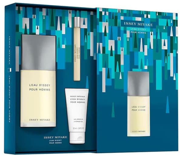 Women's Perfume Set Issey Miyake L'EAU D'ISSEY POUR HOMME EDT 3 Pieces