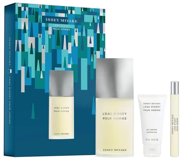 Women's Perfume Set Issey Miyake L'EAU D'ISSEY POUR HOMME EDT 3 Pieces