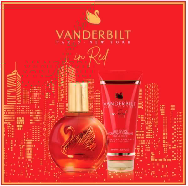 Set Vanderbilt In Red 2 pcs
