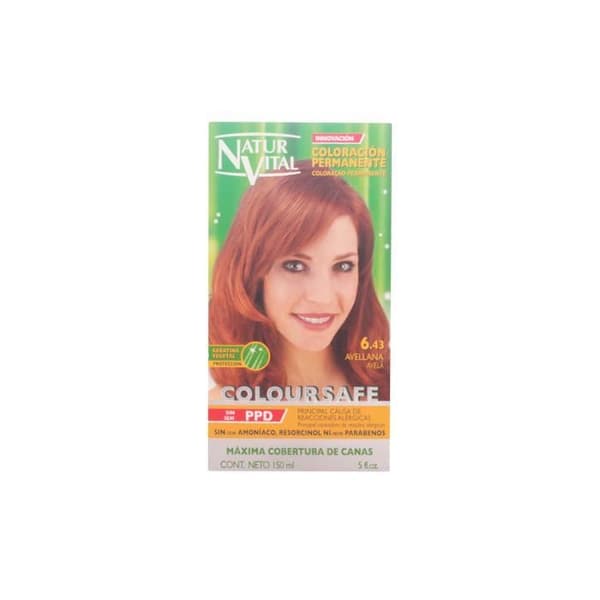 Eau de toilette Naturaleza Y Vida COLOURSAFE permanent nyans #6.43-avellana 150 ml unisex