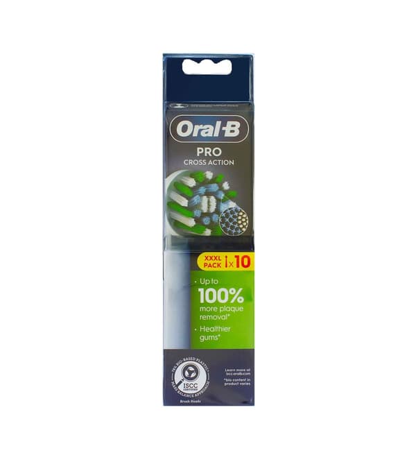 Oral-B Pro Cross Action Replacement Toothbrush Heads 10pcs