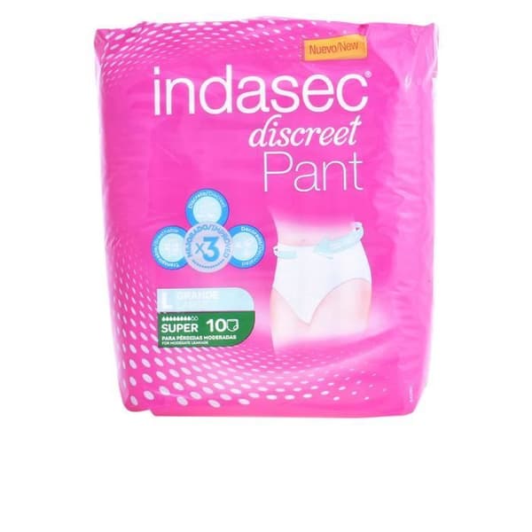 Eau de toilette Indasec PANT SUPER talla grande 10 uts Kvinna