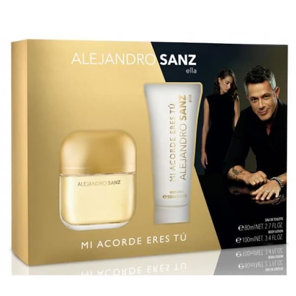 Alejandro Sanz Mi Acorde Eres Tu Eau De Toilette Spray 100ml Set med 2 produkter