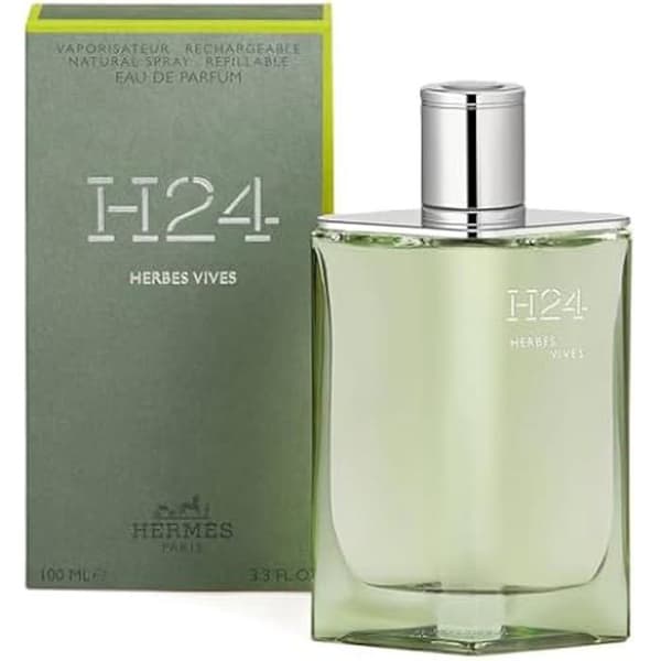 Eau de parfum - Hermès - H24 Herbes Vives - Återfyllningsbar - 100 ml - För män
