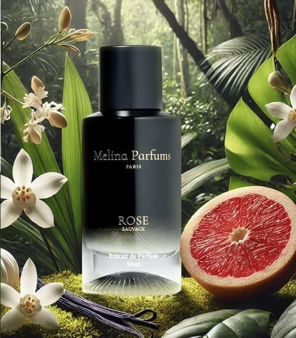 Melina Parfums - Rose Sauvage - Extrait de Parfum Unisex 50ml